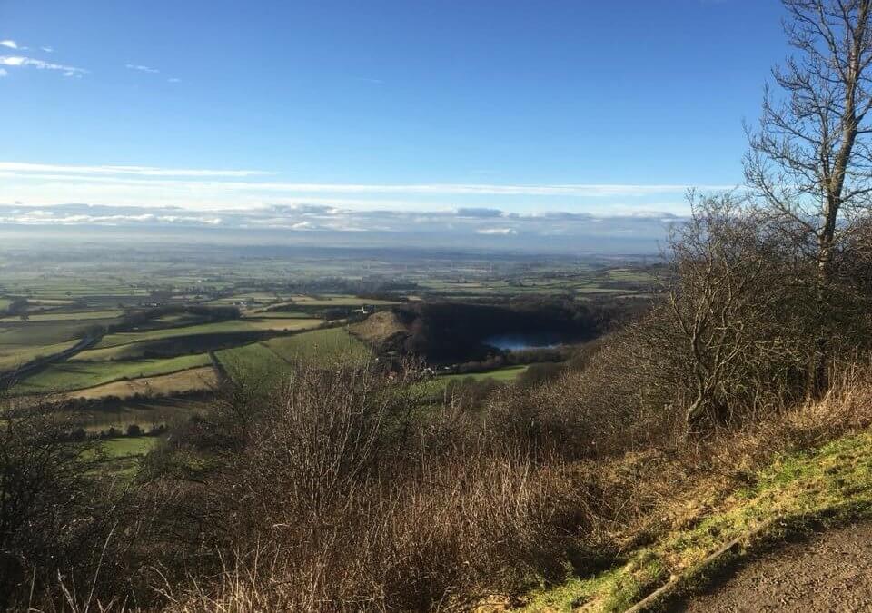 This stunning view was taken from the top of Sutton Bank, North Yorkshire Moors