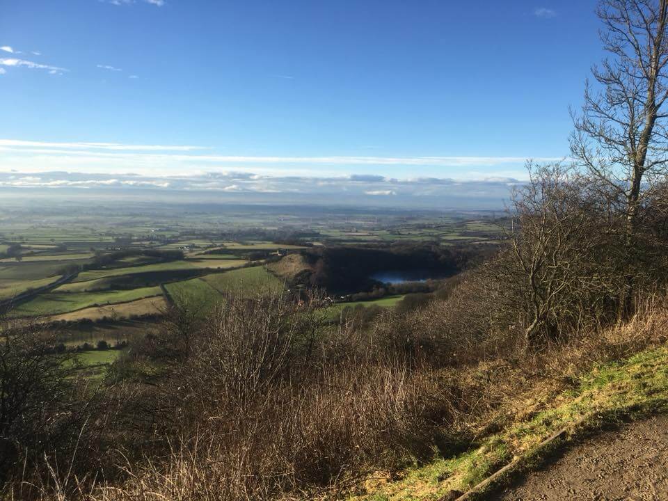 This stunning view was taken from the top of Sutton Bank, North Yorkshire Moors