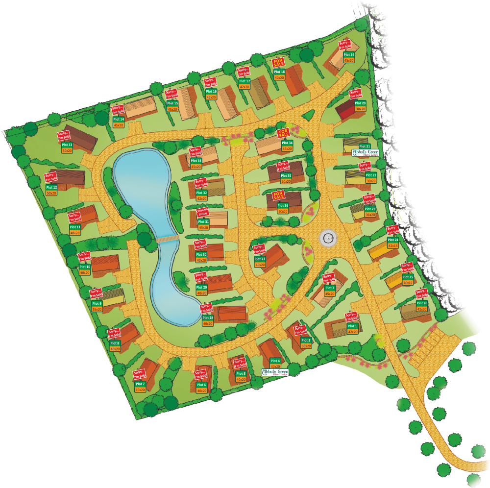 AG Plan Updated Oct 2020 Abbots Green Large Plan Luxury holiday lodges for sale in Yorkshire