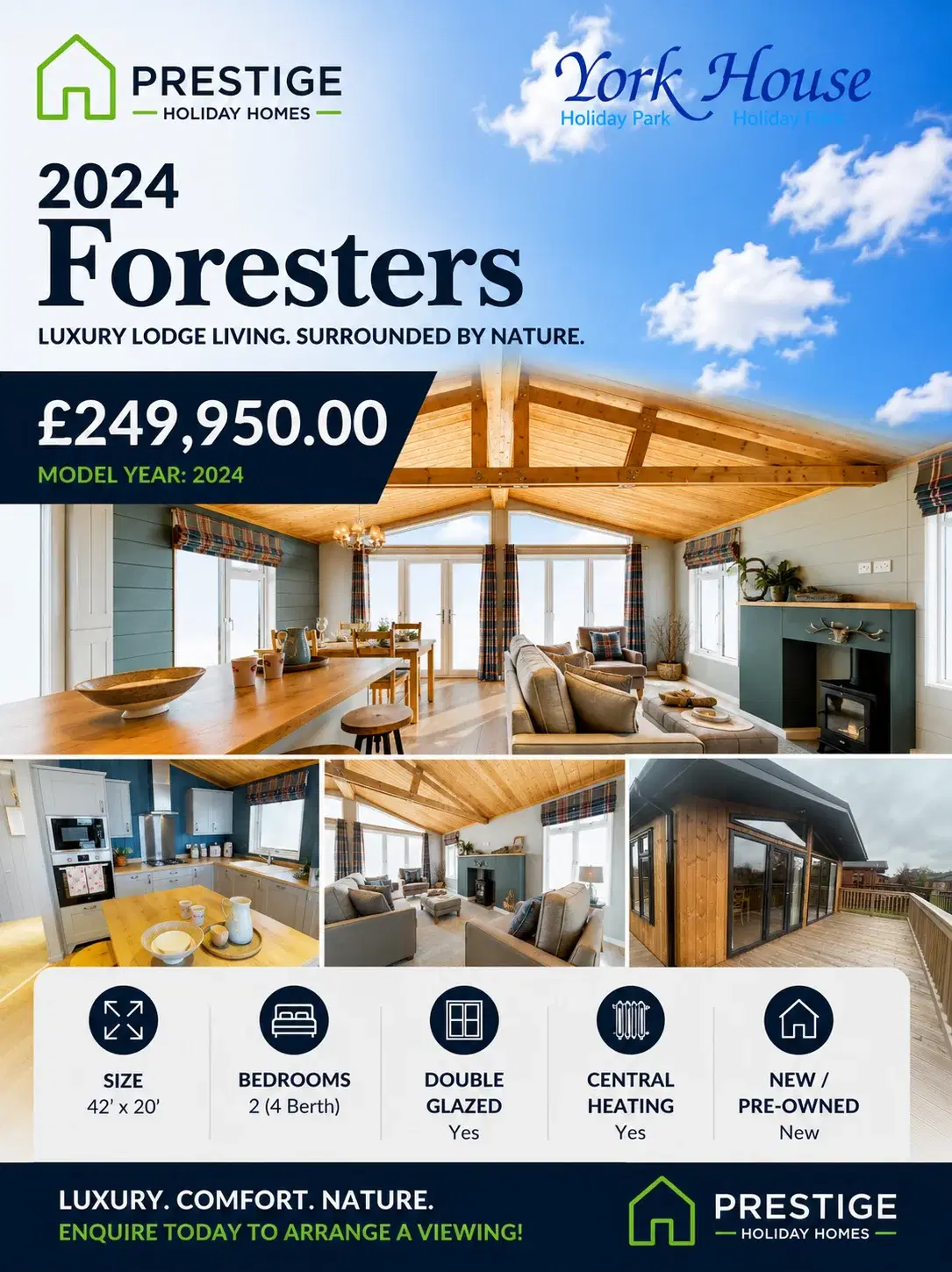 Holiday lodges for sale The Buckland Lodge