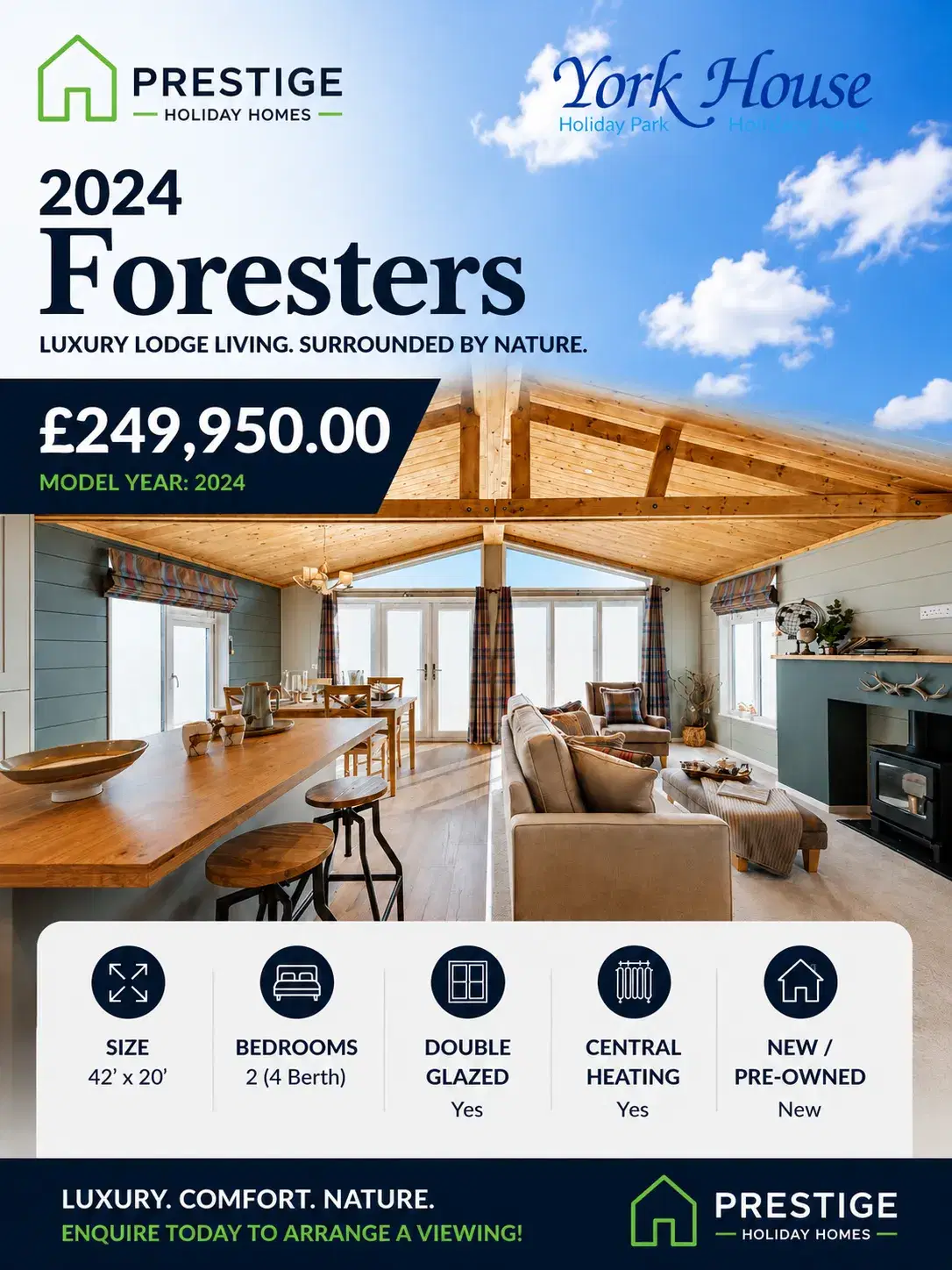 Holiday lodges for sale The Buckland Lodge